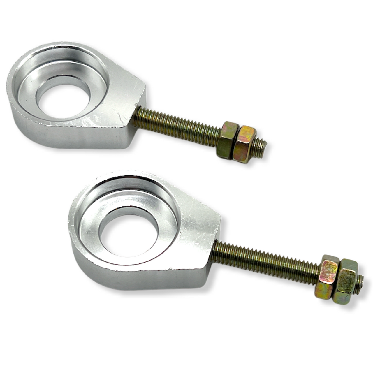 Silver 15mm Eyelet Pit Bike Chain Tensioners