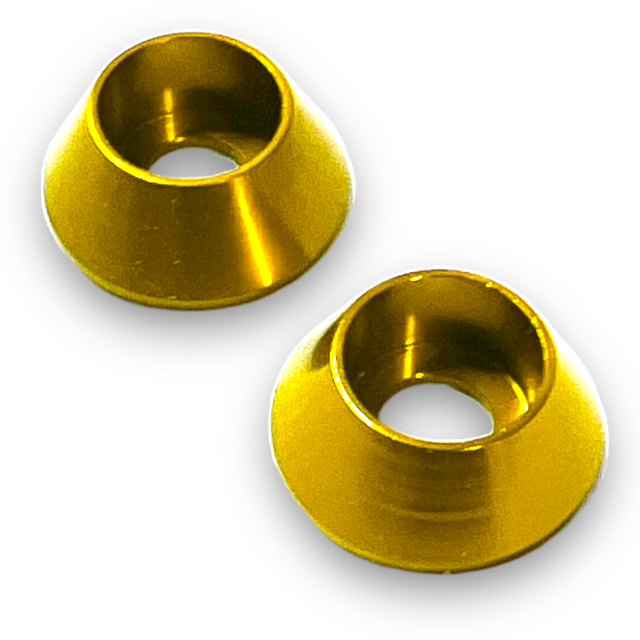 Gold 6mm Countersunk Pit Bike Plastics Mounting Washers