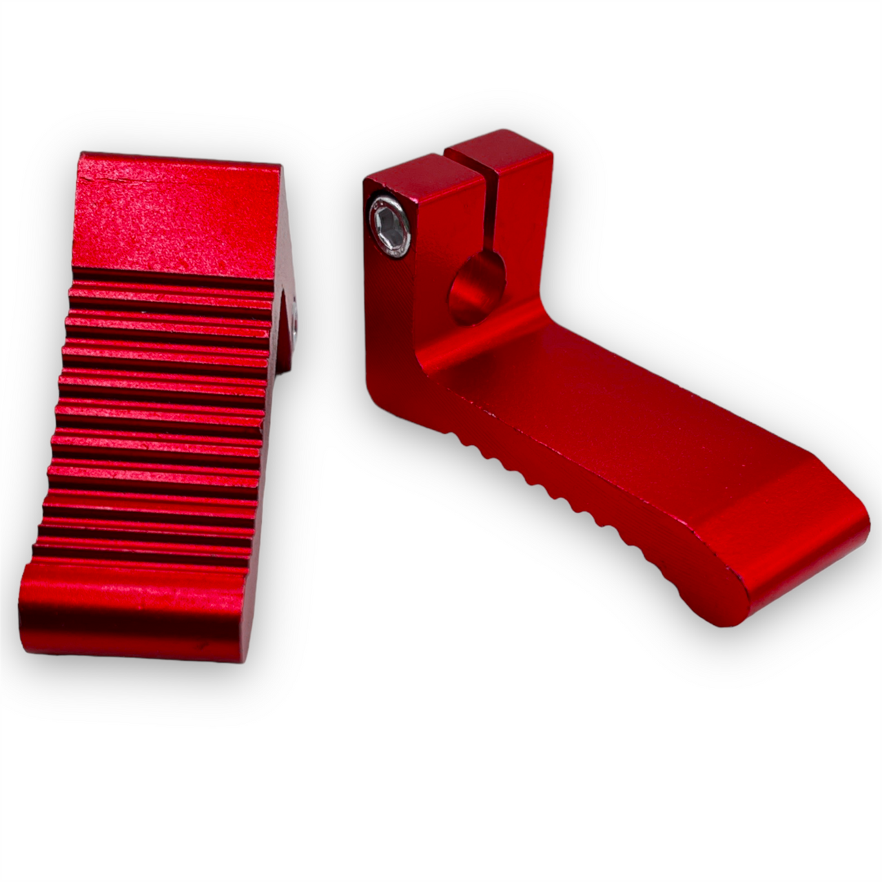 Red Mini Moto Heavy Duty Footpegs