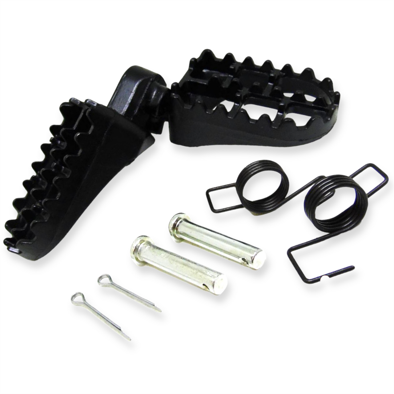 Black Aluminium Pit Bike Footpegs