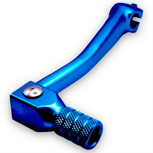 Blue CNC Folding Pit Bike Gear Lever