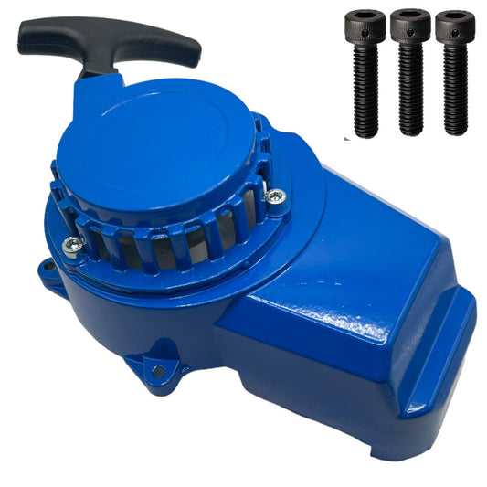 Blue Mini Moto Metal Pull start