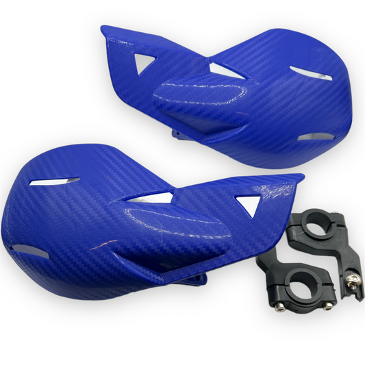 Blue Pit Bike Hand Guards