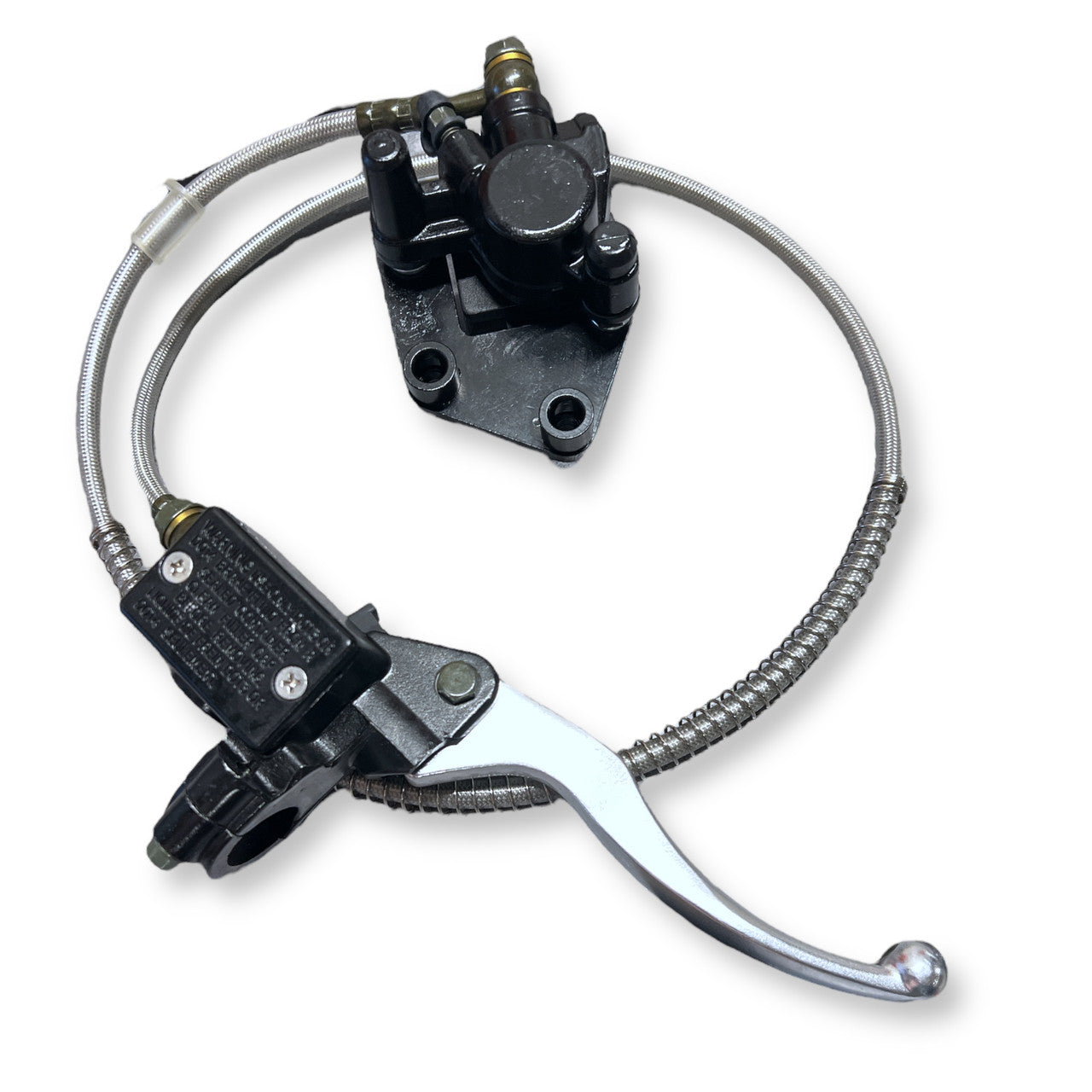 Single Piston Pit Bike Front Brake System - 45mm Centres