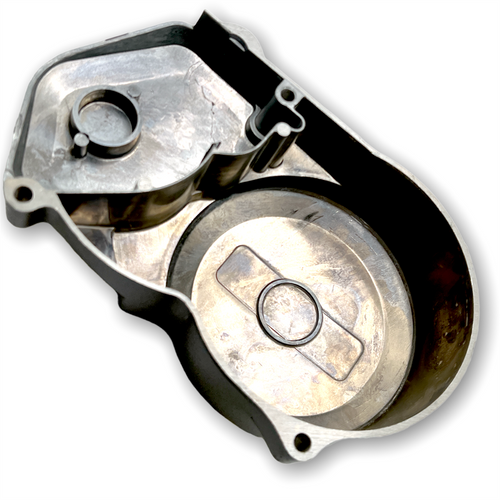 Silver Pit Bike Ignition Cover With Sprocket Protection