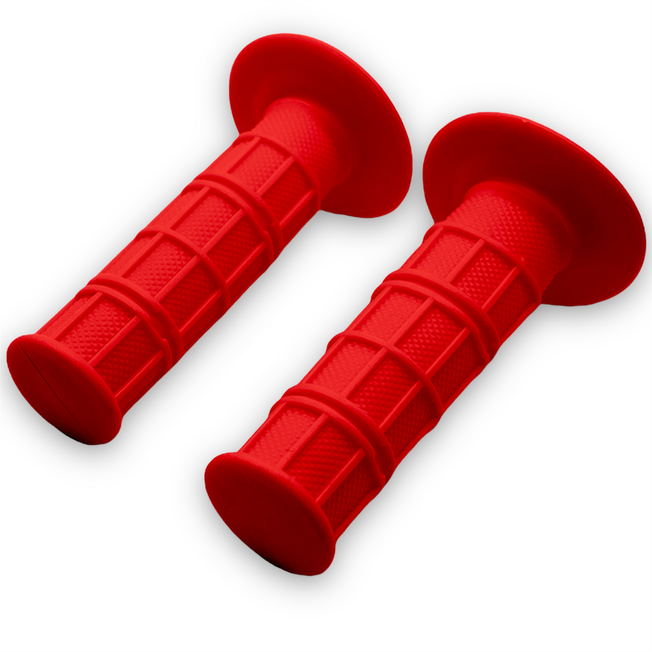 Red Pit Bike Soft Waffle Grips