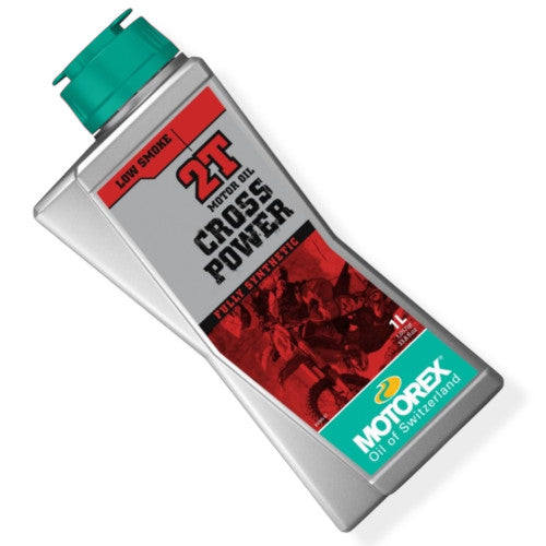 1 Litre Motorex 2T Cross Power Fully-Synthetic 2-Stroke Oil