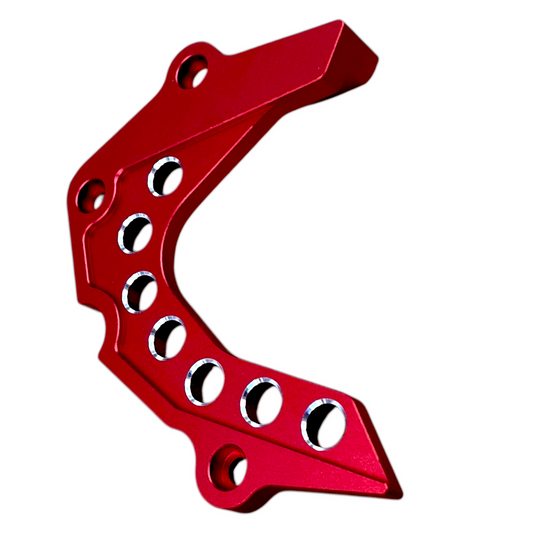 Red CNC KLX110 Chain Guard (2002 - Present)