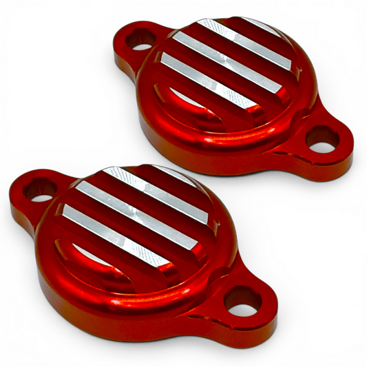 Red YX140 CNC Pit Bike Valve Covers