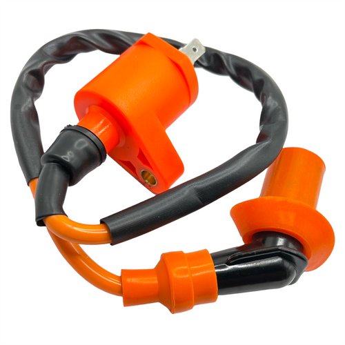 Pit Bike Ignition Coil & HT Lead (2 Spade Connection)