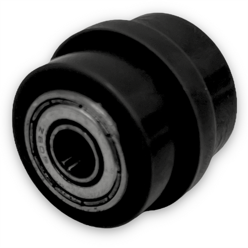 Black 8mm Ridged Pit Bike Chain Roller