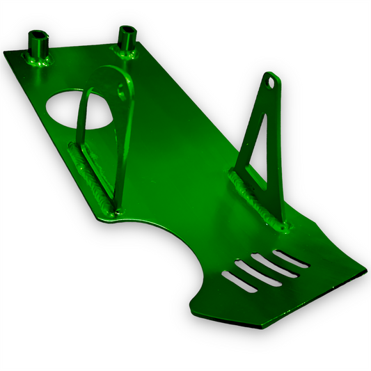 Green Pit Bike Sump Guard (For Bottom Mount Electric Start)