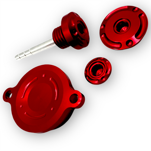 Red Zongshen 190cc Pit Bike CNC Dress Up Kit