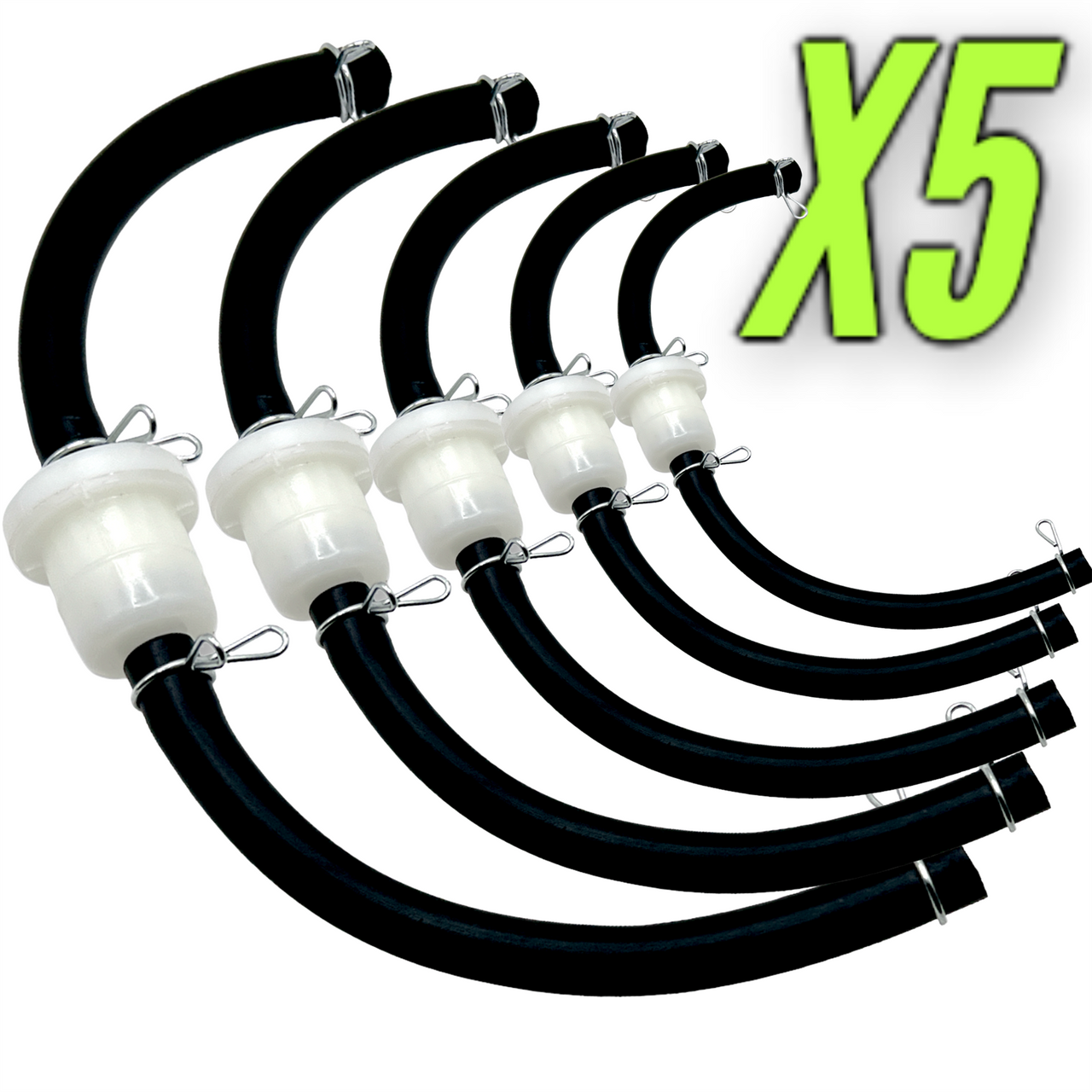 5x Mini Moto Fuel Filter With Hose