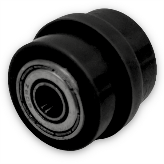 Black 8mm Ridged Pit Bike Chain Roller