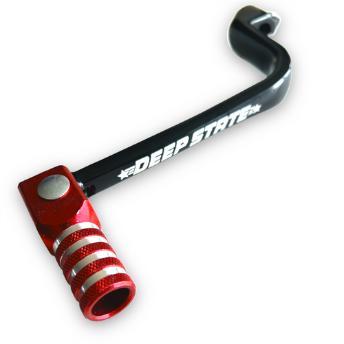 Red DEEP STATE KLX110 Gear Shifter
