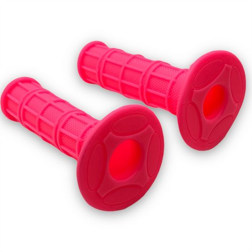Pink Pit Bike Soft Waffle Grips