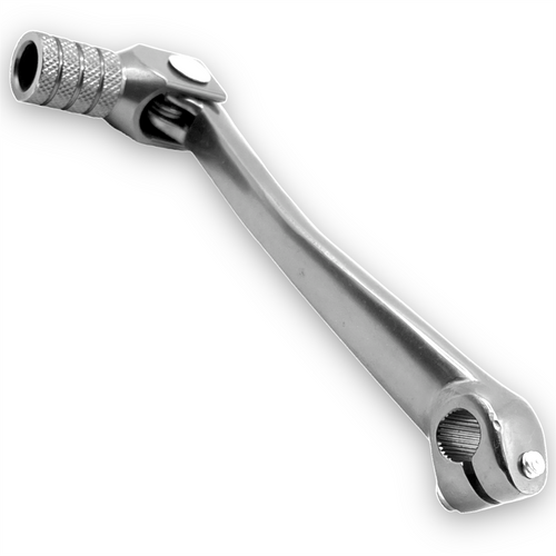 Silver CNC Folding Pit Bike Gear Lever