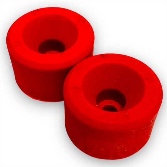 Red Supermoto Pit Bike Crash Bobbins