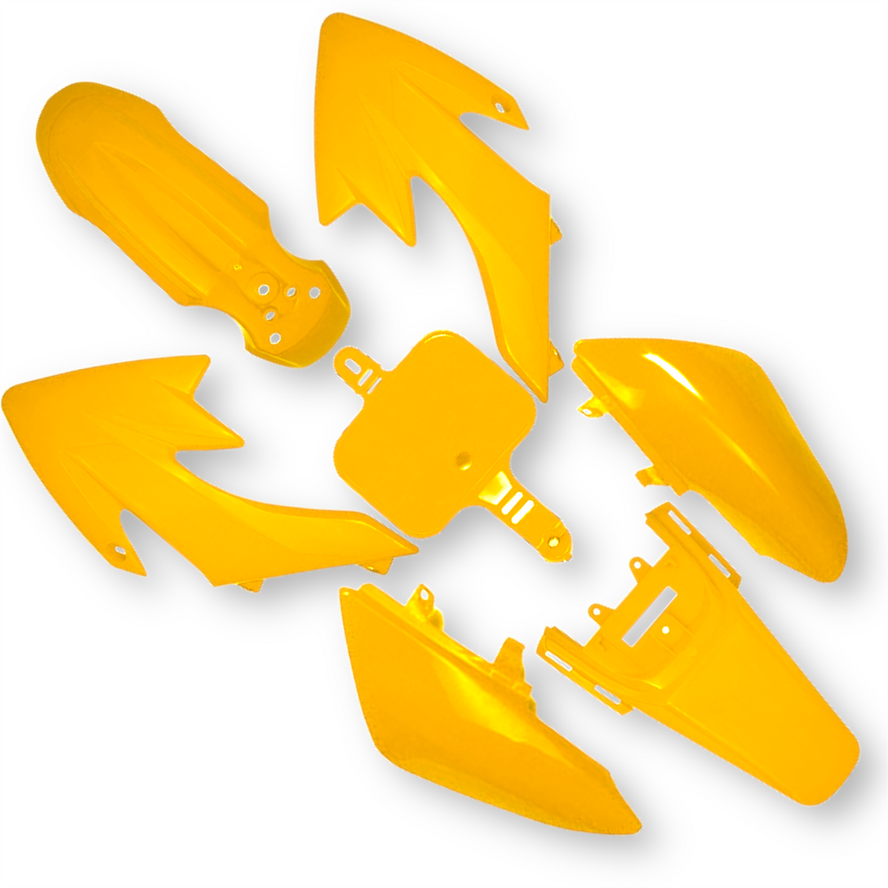 Yellow CRF50 Pit Bike Plastics set