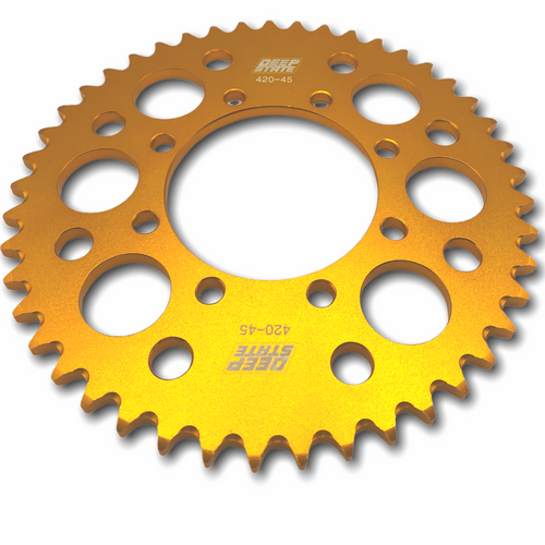 DEEP STATE 45 tooth 420 rear sprocket - Gold