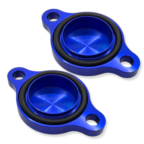 Blue YX140 CNC Pit Bike Valve Covers