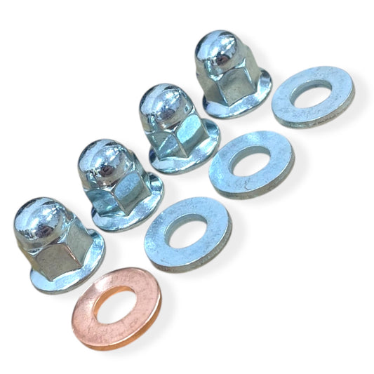 8mm YX160 Pit Bike Cylinder Head Dome Nuts With Washers