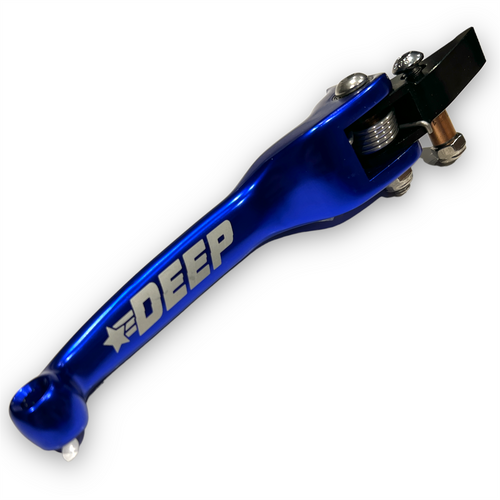 Blue Deep State Pit Bike Clutch And Brake Levers