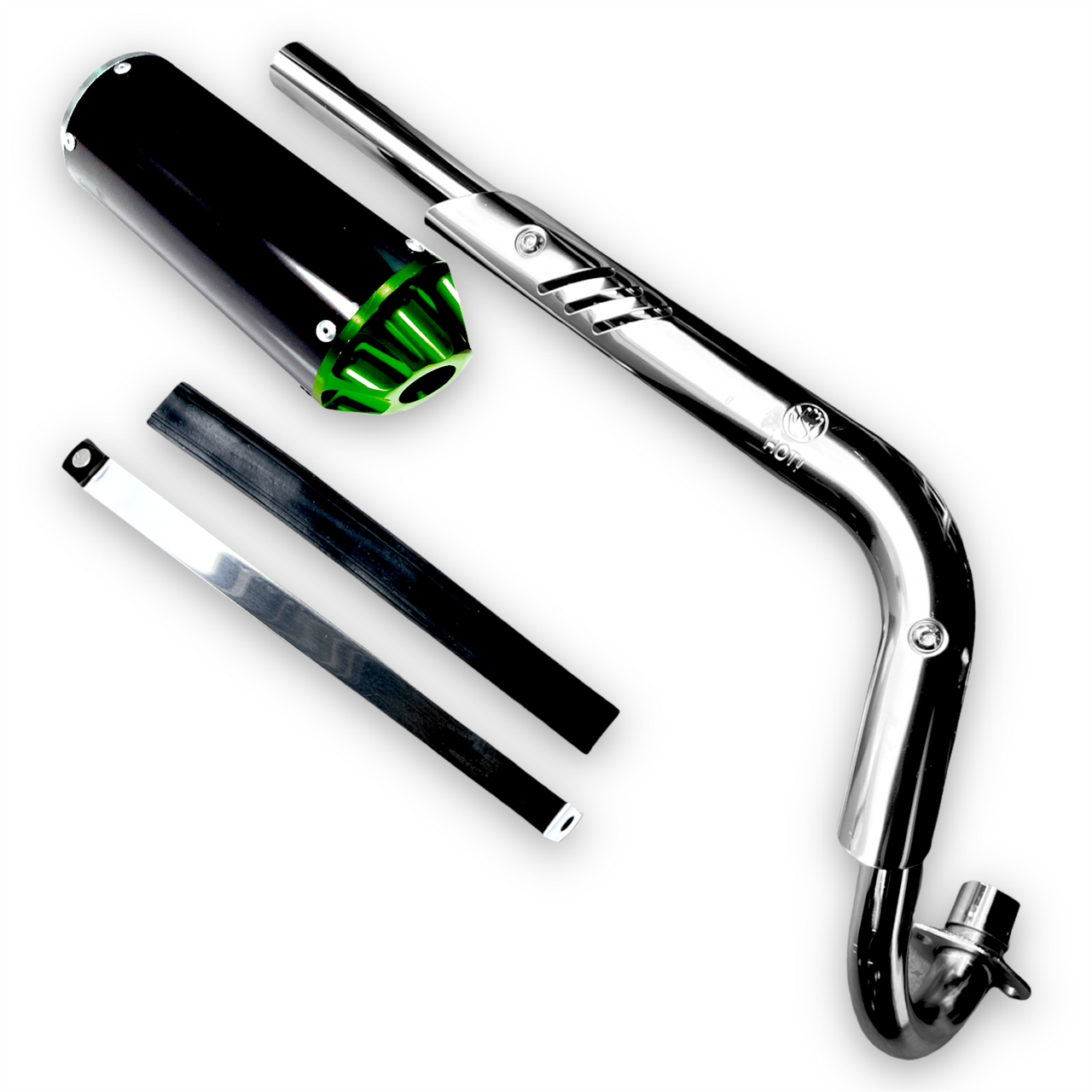 Green CNC CRF50 Pit Bike Exhaust