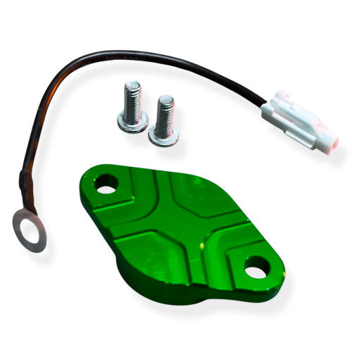 Green CNC KLX110 Bump Start Modification