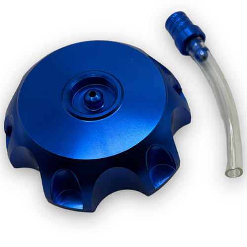 Blue CNC Pit Bike Fuel Cap