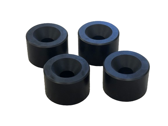 Crash Bobbins - Black - Set of 4