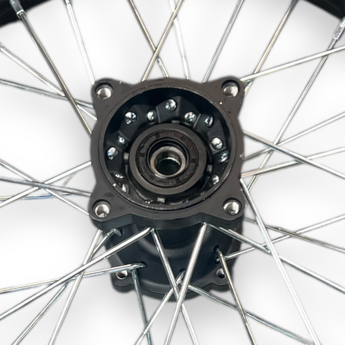 Black 14" SDG Pit Bike Rear Wheel With Tyre