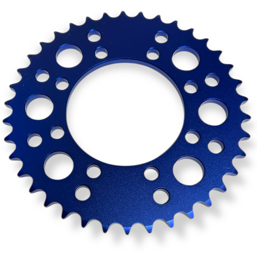 DEEP STATE 38 Tooth 420 SDG Pit Bike Rear Sprocket - BLUE