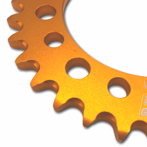 DEEP STATE 34 tooth 420 rear sprocket - Gold