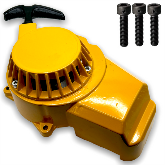 Yellow Mini Moto Metal Pull start
