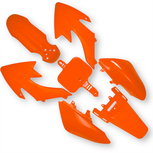 Orange CRF50 Pit Bike Plastics set