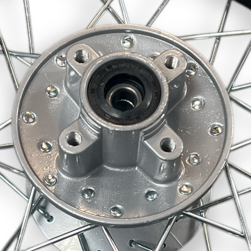 Black 12" Classic Pit Bike Rear Wheel