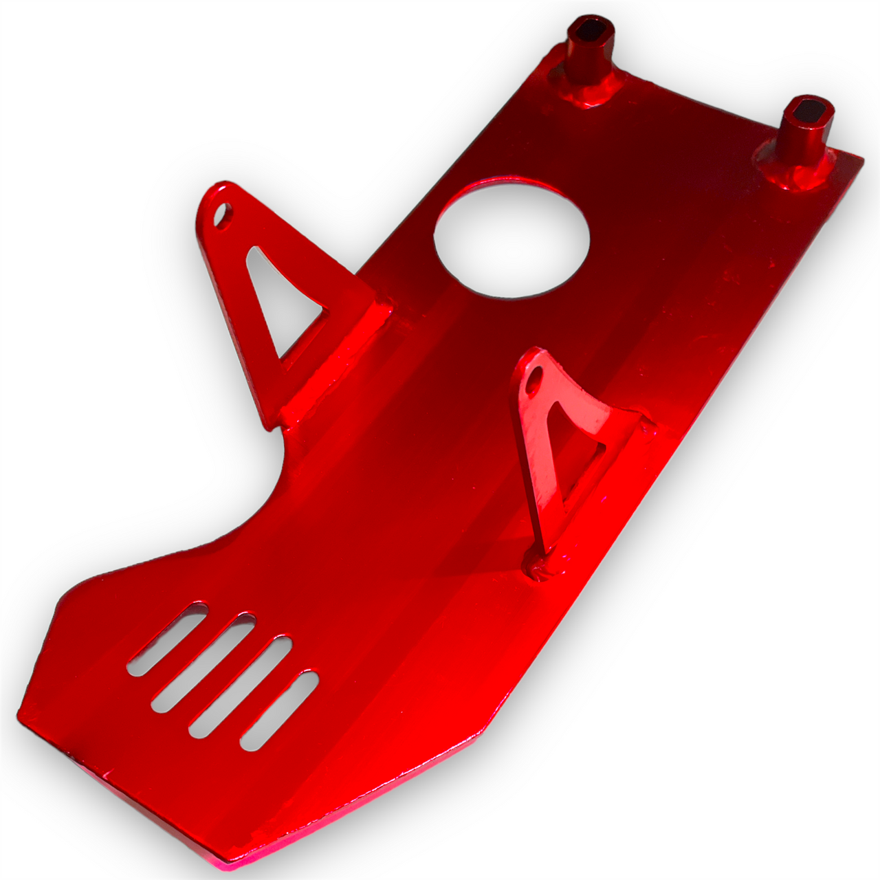 Red Pit Bike Sump Guard