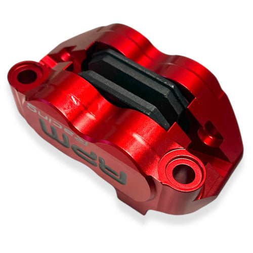 Red RPM 4 Pot Pit Bike Front Brake Caliper