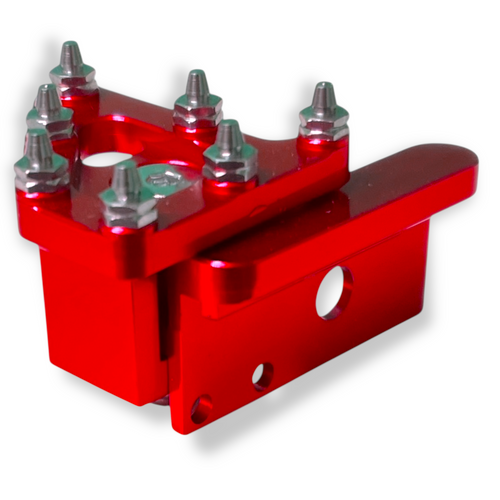 Red CNC Pit Bike Brake Lever Tip