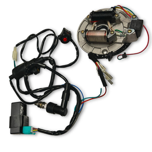 Pit Bike Wiring Loom With Stator, CDI and Coil