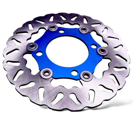 Blue 220mm SDG Pit Bike Floating Brake Disc