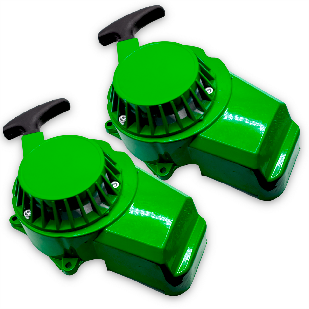 2x Green Mini Moto Metal Pull start