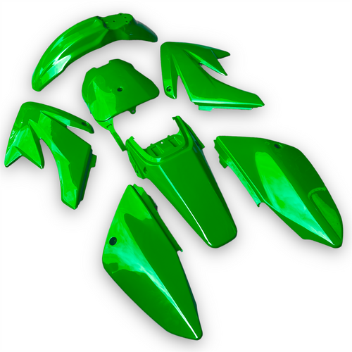 Green CRF70 Pit Bike Plastics Kit