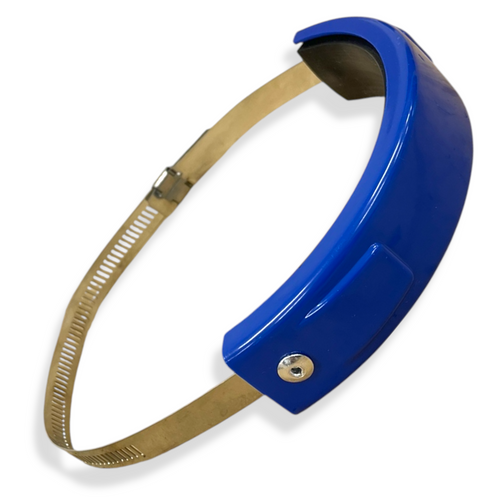 Blue Pit Bike Supermoto Exhaust Protection Strap