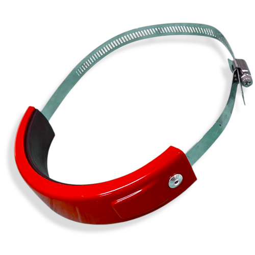 Red Pit Bike Supermoto Exhaust Protection Strap