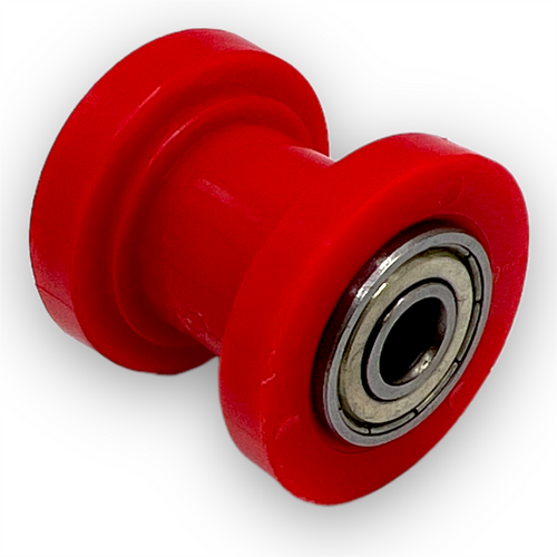 Red 8mm Pit Bike Chain Roller (Bobbin)