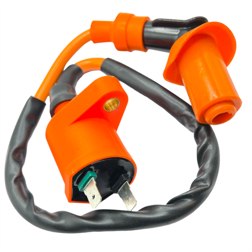 Pit Bike Ignition Coil & HT Lead (2 Spade Connection)