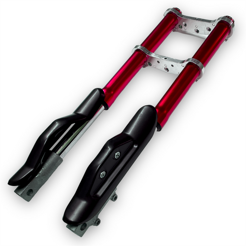 Red Upside Down Mini Dirt Bike Forks